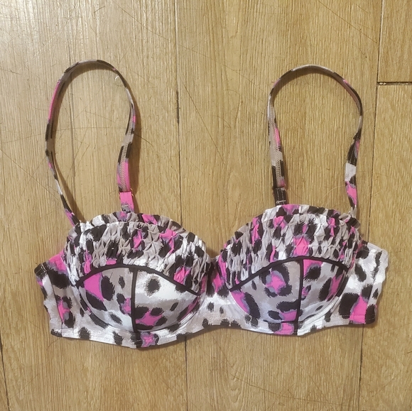Vintage Betsey Johnson Animal Attraction Underwire Bikini Top. - Picture 4 of 16